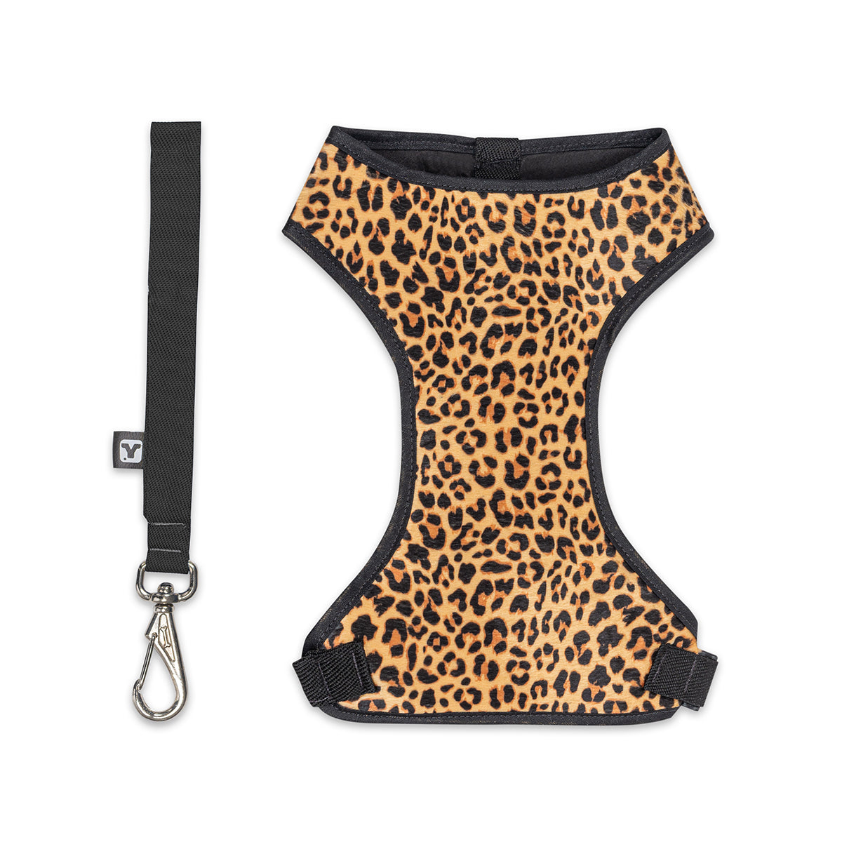 Peitoral para Cachorros Ajustável - Soft Leopard