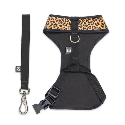 Peitoral para Cachorros Ajustável - Soft Leopard