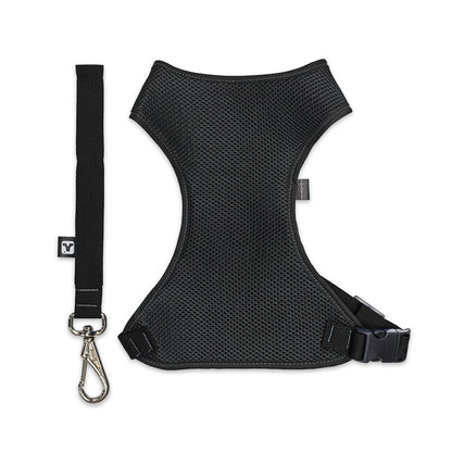 Peitoral para Cachorros Air Flow Ajustável - Pure Black