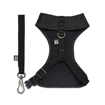 Peitoral para Cachorros Air Flow Ajustável - Pure Black